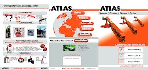 हाइड्रोलिक लोडिंग क्रेन Atlas AK 300.2 A16s 