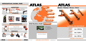हाइड्रोलिक लोडिंग क्रेन Atlas AK 300.2 V A20