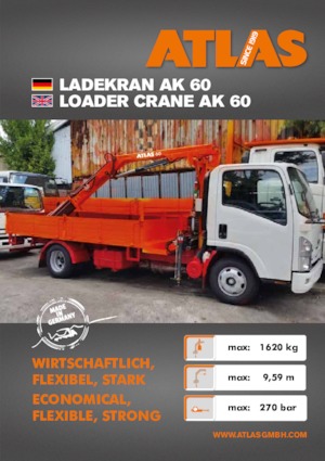 हाइड्रोलिक लोडिंग क्रेन Atlas AK 60 A1