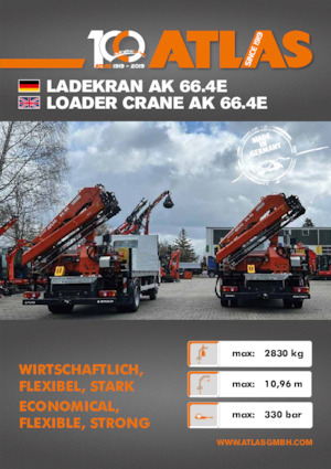 हाइड्रोलिक लोडिंग क्रेन Atlas AK 620.4E A9 