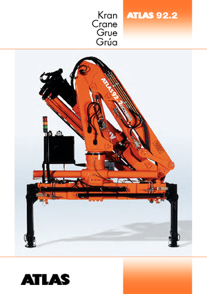 हाइड्रोलिक लोडिंग क्रेन Atlas AK 92.2 A3