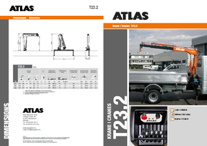 हाइड्रोलिक लोडिंग क्रेन Atlas AK T 23.2 A27