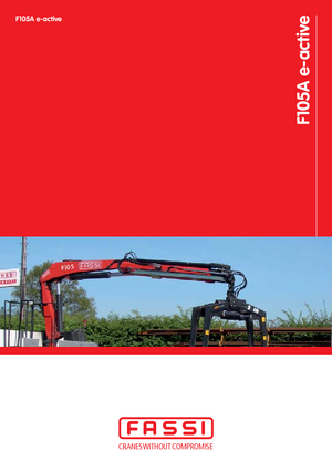 हाइड्रोलिक लोडिंग क्रेन Fassi F 105 A 0.23 e-active