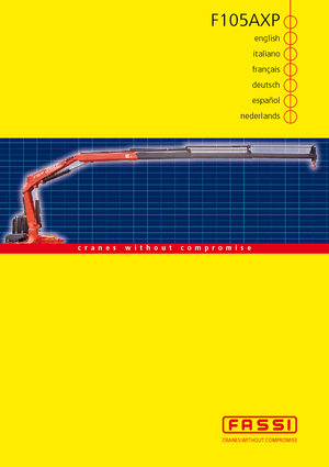 हाइड्रोलिक लोडिंग क्रेन Fassi F 105 ACXP 23