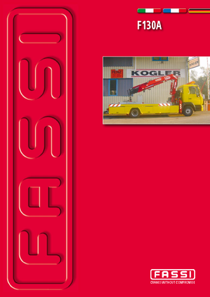 हाइड्रोलिक लोडिंग क्रेन Fassi F 130 AC 24