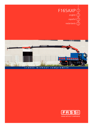 हाइड्रोलिक लोडिंग क्रेन Fassi F 165 ACXP 24 L 153