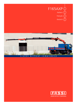 हाइड्रोलिक लोडिंग क्रेन Fassi F 165 ACXP 24 L 153