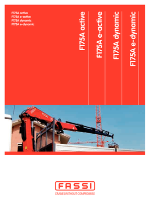 हाइड्रोलिक लोडिंग क्रेन Fassi F 175 A 0.21 e-active