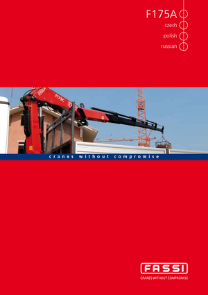 हाइड्रोलिक लोडिंग क्रेन Fassi F 175 A 24