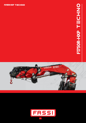 हाइड्रोलिक लोडिंग क्रेन Fassi F 1750 R 2.4 HXP Techno