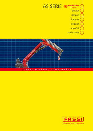 हाइड्रोलिक लोडिंग क्रेन Fassi F 185 AS 22