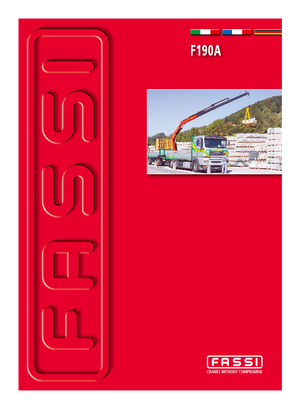हाइड्रोलिक लोडिंग क्रेन Fassi F 190 AC 22