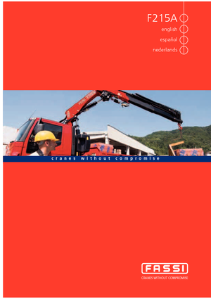 हाइड्रोलिक लोडिंग क्रेन Fassi F 215 A 22