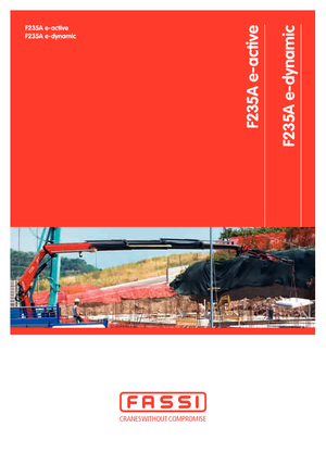 हाइड्रोलिक लोडिंग क्रेन Fassi F 235 A 0.21 e-active