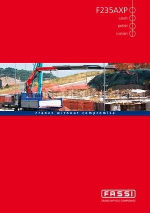 हाइड्रोलिक लोडिंग क्रेन Fassi F 235 AXP 25