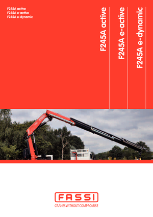 हाइड्रोलिक लोडिंग क्रेन Fassi F 245 A 0.23 active