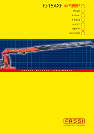 हाइड्रोलिक लोडिंग क्रेन Fassi F 315 AXP 25