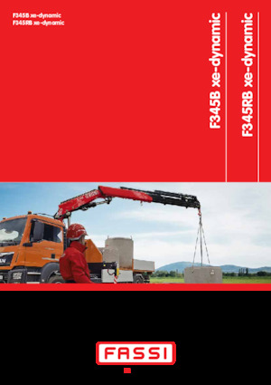 हाइड्रोलिक लोडिंग क्रेन Fassi F 345 B 2.22 xe-dynamic