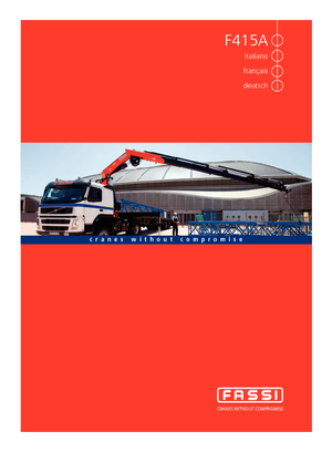 हाइड्रोलिक लोडिंग क्रेन Fassi F 415 AC 25