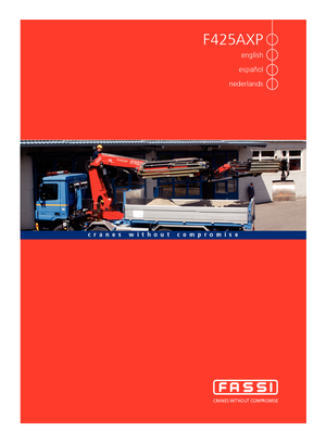 हाइड्रोलिक लोडिंग क्रेन Fassi F 425 AXP 28