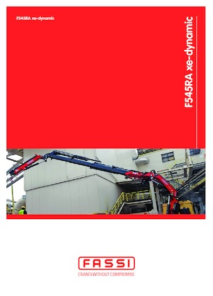 हाइड्रोलिक लोडिंग क्रेन Fassi F 545 RA 2.25 xe-dynamic