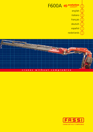 हाइड्रोलिक लोडिंग क्रेन Fassi F 600 A 24