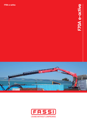 हाइड्रोलिक लोडिंग क्रेन Fassi F 70 A 0.23 e-active