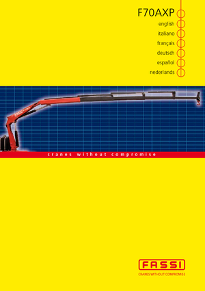 हाइड्रोलिक लोडिंग क्रेन Fassi F 70 AXP 22