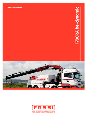 हाइड्रोलिक लोडिंग क्रेन Fassi F 700 RA 2.27 he-dynamic