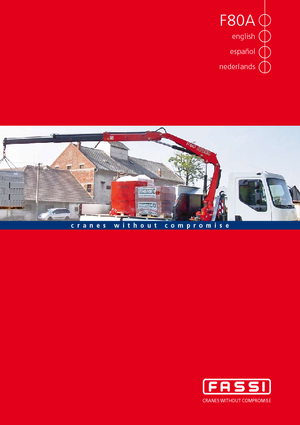 हाइड्रोलिक लोडिंग क्रेन Fassi F 80 AC 23
