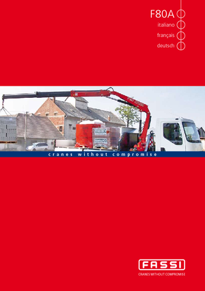 हाइड्रोलिक लोडिंग क्रेन Fassi F 80 AC 23