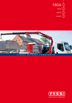हाइड्रोलिक लोडिंग क्रेन Fassi F 80 AC 23