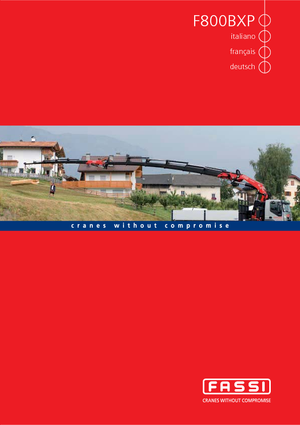 हाइड्रोलिक लोडिंग क्रेन Fassi F 800 BXP 23