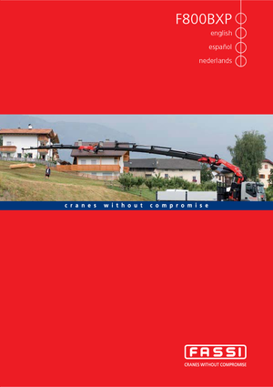 हाइड्रोलिक लोडिंग क्रेन Fassi F 800 BXP 23