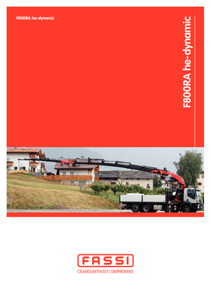 हाइड्रोलिक लोडिंग क्रेन Fassi F 800 RA 2.25 he-dynamic