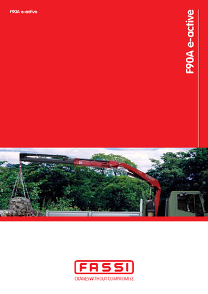 हाइड्रोलिक लोडिंग क्रेन Fassi F 90 A 0.22 e-active