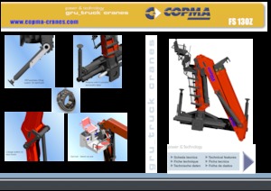 हाइड्रोलिक लोडिंग क्रेन COPMA 2000 FS 130Z