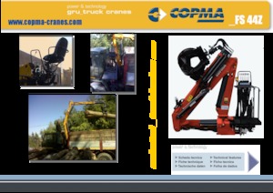 हाइड्रोलिक लोडिंग क्रेन COPMA 2000 FS 44.Z1