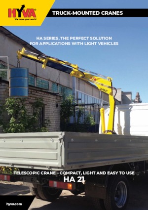 हाइड्रोलिक लोडिंग क्रेन Hyva Crane HA 21 E2
