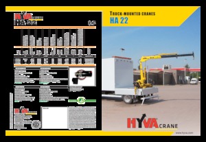 हाइड्रोलिक लोडिंग क्रेन Hyva Crane HA 22