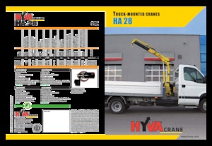 हाइड्रोलिक लोडिंग क्रेन Hyva Crane HA 28
