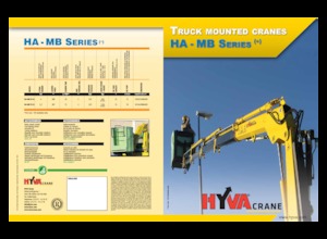 हाइड्रोलिक लोडिंग क्रेन Hyva Crane HA-MB 50