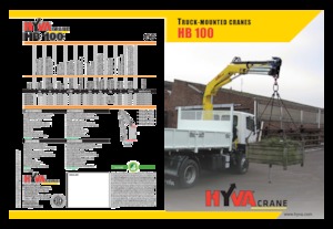 हाइड्रोलिक लोडिंग क्रेन Hyva Crane HB 100 