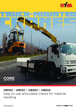 हाइड्रोलिक लोडिंग क्रेन Hyva Crane HB 232 E1