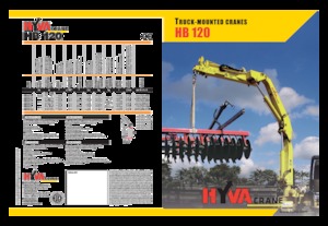 हाइड्रोलिक लोडिंग क्रेन Hyva Crane HB 120 E3 J2