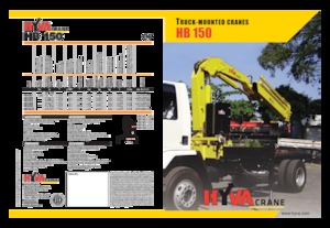 हाइड्रोलिक लोडिंग क्रेन Hyva Crane HB 150