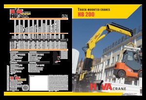 हाइड्रोलिक लोडिंग क्रेन Hyva Crane HB 200 J2