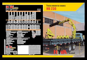 हाइड्रोलिक लोडिंग क्रेन Hyva Crane HB 230 J2