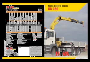 हाइड्रोलिक लोडिंग क्रेन Hyva Crane HB 280 E1