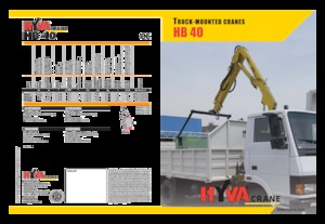 हाइड्रोलिक लोडिंग क्रेन Hyva Crane HB 40